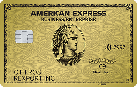Carte en Or pour PME avec primes American&nbsp;Express<sup>MD</sup>