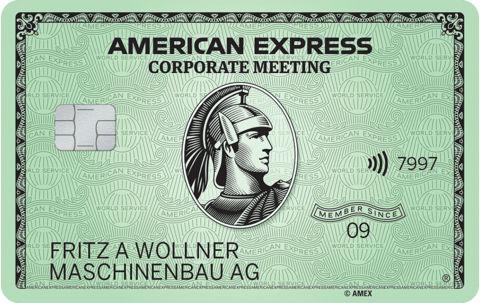 American Express Corporate Meeting Card